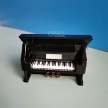 미니 비파 이호 삼현 컬렉션 기념품 악기 장식품 하프, T11-스탠드형 피아노 냉장고장리폼