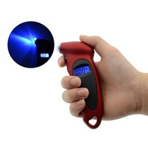 디지털 타이어 공기압 게이지 미터 압력계 테스터 LCD 디스플레이 자동차 액세서리, 04 Tire Gauge Red