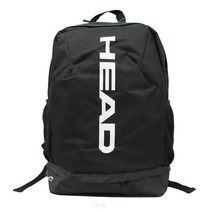 테니스가방백팩 테니스 가방 헤드 라켓 배드민턴 배낭 통기성 독립 신발 남성 여성이있는, 검은색