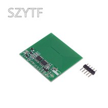 1개 3.3-5V RFID 카드 리더 모듈 125khz 내장 안테나 RF UART 직렬 출력 Super RDM6300