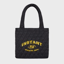 인스턴트펑크 퀼팅 숄더 백 - 블랙