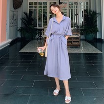 메이리앤 빅포켓 캐주얼 여름 롱원피스