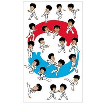 세모네모 스포츠태권도 4매X20개입 SS-120 스티커 - 230202978EA, 본상품선택
