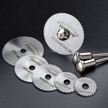 미니원형톱날 목공 PVC절단 목재톱 알루미늄 기계 _ 2203109EA, 원형톱7종세트 블랙