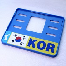 S-one 베스파 슈퍼커브 스쿠터 한국 KOR 오토바이 번호판가드, 블루, 1개