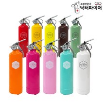 뉴 피레보 FIREVO 가정 차량용 ABC 분말 예쁜 소화기, 뉴 스탠다드화이트_패키지/끈추가, 1개