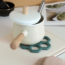 아름다운공간 국내제작 허니콤 실리콘 냄비받침(5color), 그레이
