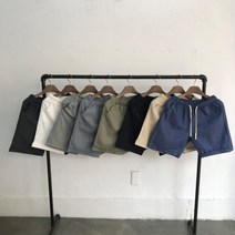 굿데이마이트 남녀공용 4부 카브라 롤업 프리사이즈 밴딩 반바지