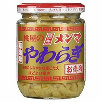 복숭아 옥 이삭 멘마 야와라기 덕용 210g 桃屋 穂先メンマやわらぎお徳用 210g