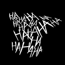 hahaha 방수 텍스트 데칼 재미 있는 노트북 헬멧 스티커, 하얀
