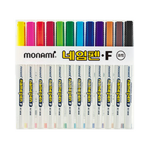 모나미/네임펜F 중간글씨용 12색SET, 12색, 4세트