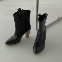 조이슈 블레스 크랙 우드 웨스턴 부츠 힐