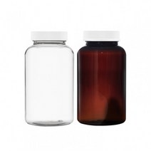 아조아닷컴 PET식품제약용기400ml 1개, 1.일반캡-투명용기-1개