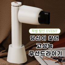 무선드라이기 충전식 저소음 휴대용 미니 소형 여행 캠핑 차박 헤어 강아지 펫 거치대 드라이어, 프리미엄 36V +충전기