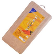 도마 향균 양면 위생 실리콘 박달나무(대)