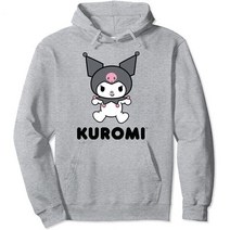 산리오 후드티 Kuromi 캐릭터 앞뒤 풀오버 후디 129960