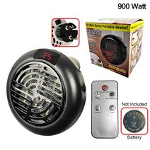 공업용 산업용 열풍기 열풍건조기 가정용 책상 방 난방 용 500W 전기 팬 가정용 벽 휴대용, 블랙 1_영국