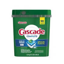 Cascade 캐스케이드 식기세척기 캡슐 플래티넘92개입 컴플리트90개 중 택1 / Cascade complete dishwasher detergent, 2. complete 90ct