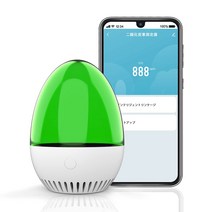 이산화탄소 농도계 개진판 [알람음 없음] USB 충전 공기질 검출기 NDIR 고정밀도 휴대용 검측기 Tuya WIFI 접속을 지원 CO2 측정기 이산화탄소 검출기 센서 400-5000PPM 측정 범위 실시간 감시