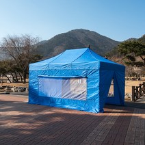 프리폼 프리미엄천막3x4.5 방수 대형 함마톤 알루미늄 접이식 캐노피천막, 1개, P창모풀 3x4.5 백갈백