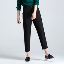 슬랙스 여자 팬츠 깔끔한 슬림핏 출근룩 비즈니스룩 플리츠 바지 여름 부츠컷 냉장고 플라워 풍기 슬림하이웨이 아이보리 바지 핫핑크 몸빼