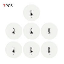 자기온습도기록계 온습도 기록용지 기록지 Tuya 지그비 온도 습도 센서 알렉사 구글 홈 스마트홈 작동 스마트 라이프/Tuya 앱 제어 318EA 9, 05 7pcs (need gateway)