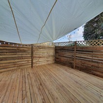 야외테라스차광막 야외 테라스 차광막 농막천막 가게 썬쉐이드, 단품