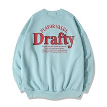 일루소 남여공용 기모 드래피티 오버핏 맨투맨