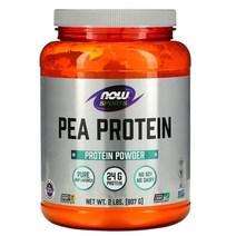 Now Sports PEA 완두 프로틴 단백질 퓨어 무맛 907g, 2 파운드