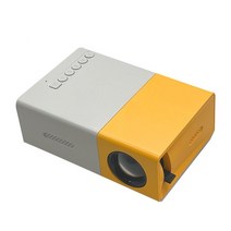 미니 빔프로젝터 캠핑 YG300 휴대용 1080P 홈 시어터 시네마 Usb Hdmi 호환 AV SD 미니 USB Led 프로젝터, 01 yellow_01 EU 플러그