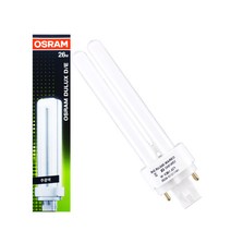 오스람 삼파장전구 4핀 Dulux D/E 13w 18w 26w 형광등, 18W 주광색(865)