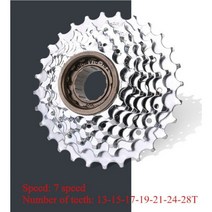 자전거 프리휠 후리휠 산악 스레드 플라이휠 6 7 8 9 10 단 11-28T 11-32T 28t 32t 접이식 타워 휠 다중107229, 7 Speed 13-28T
