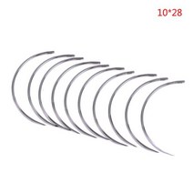 10Pcs 금속 1 2 코너 의료 바늘 봉합 외과 도구 더블 눈꺼풀, 05 N5
