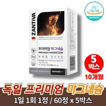 코스트코 독일산 프리미엄 고함량 순수 리얼 마그네슘 400 mg 보충제 마그네시움 MAGNESIUM 영양제 정, 5박스
