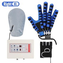 뇌졸증 재활 로봇 장갑 편마비 뇌경색 훈련 장비 손가락 운동 복구 장치, UK plug, 11 Right XL