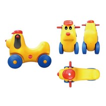 돌아기 대근육발달 노랑 멍멍이 붕붕카 엄마표 창의력 유아용 교통법학습 키즈카페