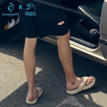 [르꼬끄]QO223XHP61 블랙 [NWPh. x 르꼬끄] 시어서커 4부 쇼츠