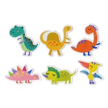 [몽파] 공룡 보석십자수 열쇠고리 만들기 (1인용 6종 택 1), 1. 티라노사우루스