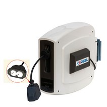 삼국산업 코릴 자동감김 VCTF 1.5sqx3cx15m 케이블릴 Per-115 15m 벽고정 자동전선릴 코드릴 과학실전선릴 천전고정전선 전기선 방우형콘센트 행거브라켓포함 릴선, PER-120(20M), 1개