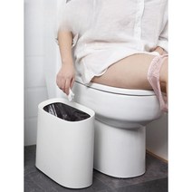 틈새 쓰레기통 휴지통 화장실 홈 키친 거실 침실 뚜껑이 없는 업소용 사무실 오픈, 기본