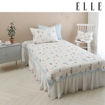 [엘르파리] 카니발 목화 패드SS, 블루