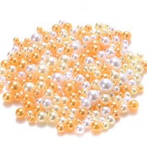 1.5-5/3-8mm 라운드 여러 가지 빛깔의 구멍 없음 아크릴 모조 진주 비즈 DIY 스크랩북 장식 공예 보석 만들기위한, [01] 1.5-5mm(about360pcs), [10] 10