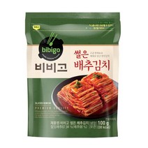 CJ더마켓 집반찬 집밥 가정식 자취템 탑티어 비비고 썰은배추김치 배추 총각 열무 국산 업소용 김치 100G, 18개