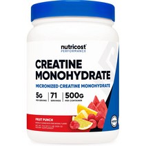 [해외] [Nutricost Creatine Monohydrate Powder 5000mg] 뉴트리코스트 모노크레아틴 파우더 500g