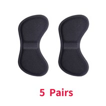 5 쌍 발 뒤꿈치 안창 패치 마모 방지 쿠션 패드 관리 보호대 접착제 뒤 스티커 신발 삽입 깔창