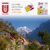 AIS 네팔 유심 4G LTE 8일 4GB, 8일 4GB(택배), 1개