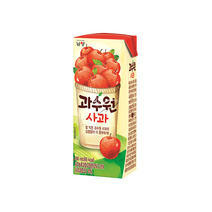 탕비실음료 사무실간식 세트 과수원 사과 190ml, 190ml x8