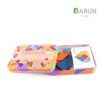 바른키즈 하트 탱그램 퍼즐 / 칠교퍼즐 활동카드포함