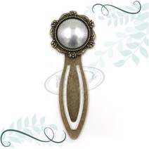 토이앤스티치/자수용 꽃리스 책갈피 원형-신주/자수용 반제품-프랑스자수/퀼트/반제품/당일발송, CF108-꽃리스 책갈피 원형-신주