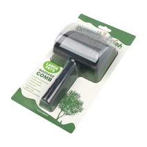 애완 동물 강아지 머리 제거 바늘 빗 모피 트리밍 청소 브러시 손질 도구 고양이 Detangler 강아지 개 Slicker 애완 동물 액세서리, 검은색